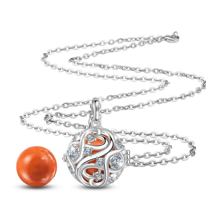 Bola-de-Grossesse-Eudora 20mm Harmony Bola Ball Angel Caller CZ Locket Cage Pendant Fit DIY Chime Ball Necklace DIY Jewelry For Women K363-BolaMom 🤰