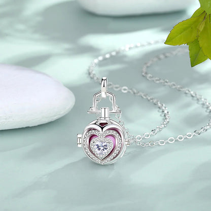 Bola-de-Grossesse-Eudora Harmony Ball 16 MM Heart Crystal Open Cage Pendant pregnancy bola ball Fit Inner Boll Baby Chime Bola DIY Women Jewelry-BolaMom 🤰