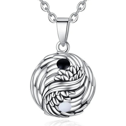 Bola-de-Grossesse-Eudora Harmony Ball Tai Chi Yin Yang Pendant Necklace Pregnancy Chime Bola Angel Caller Fine Maternity Jewelry for Women's Gifts-BolaMom 🤰