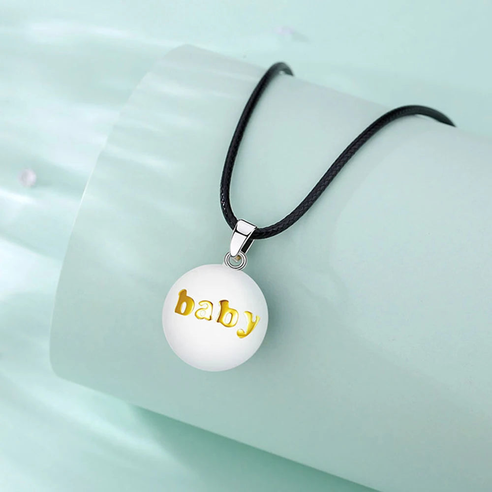 Bola-de-Grossesse-Eudora 20MM Harmony Ball Mom Baby Pendant Pregnancy Bola Angel Caller Baby Wishing Chime Ball Necklace Women Jewelry GIft-BolaMom 🤰