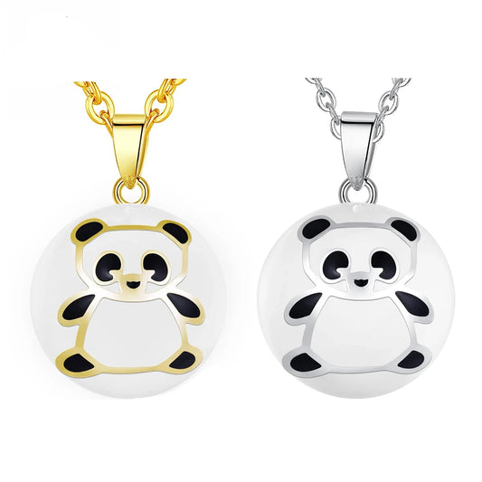 Bola-de-Grossesse-Eudora 20mm Pregnancy Bola Panda Pendant Angel Caller Baby Wishing Chime Ball harmony Ball Necklace Women Jewelry Baby Gift-BolaMom 🤰