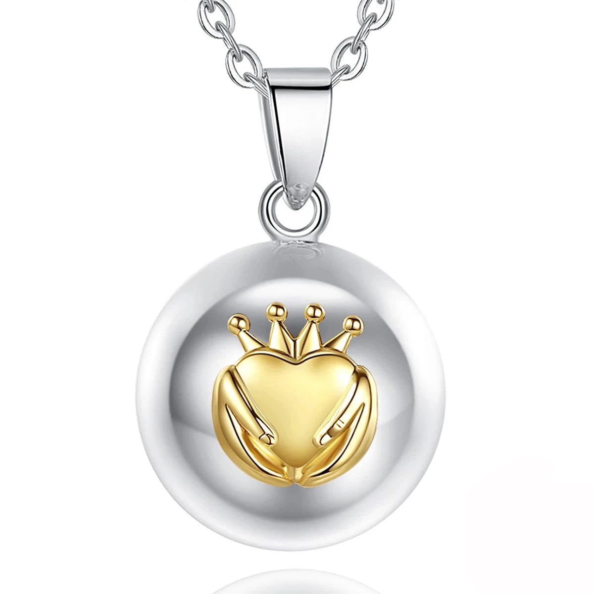 Bola-de-Grossesse-Eudora 20mm Pregnancy Bola Pendant Harmony Ball Angel Caller Baby Wishing Chime Ball Necklace Pregnancy Jewelry Baby Women Gift-BolaMom 🤰