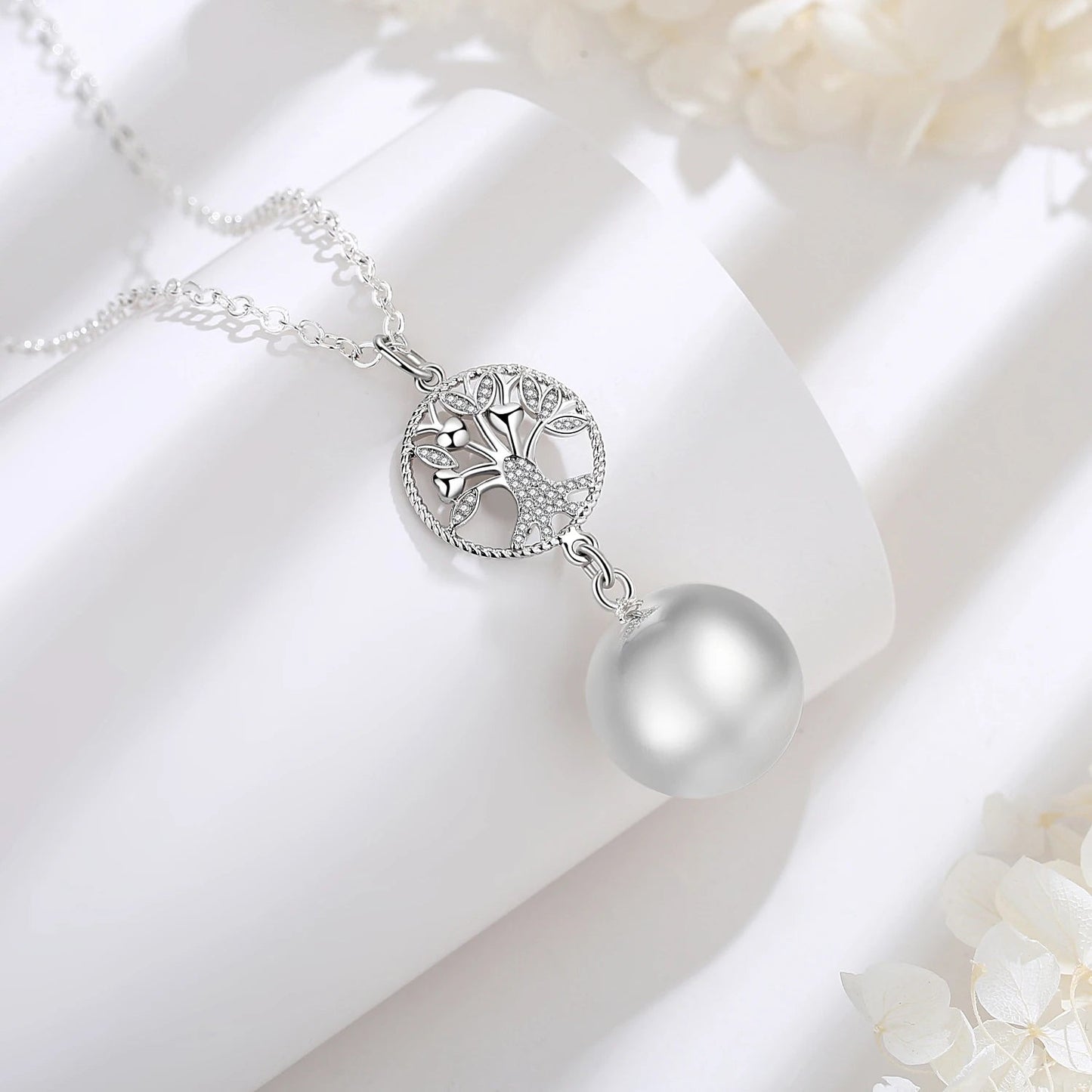 Bola-de-Grossesse-Eudora 20MM tree of Life Harmony Bola Ball Pregnancy Chime Angel Caller Bola Pendant Necklace Fine Jewelry for Women Gift 373-BolaMom 🤰